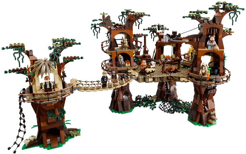 lego star wars ewok village ebay