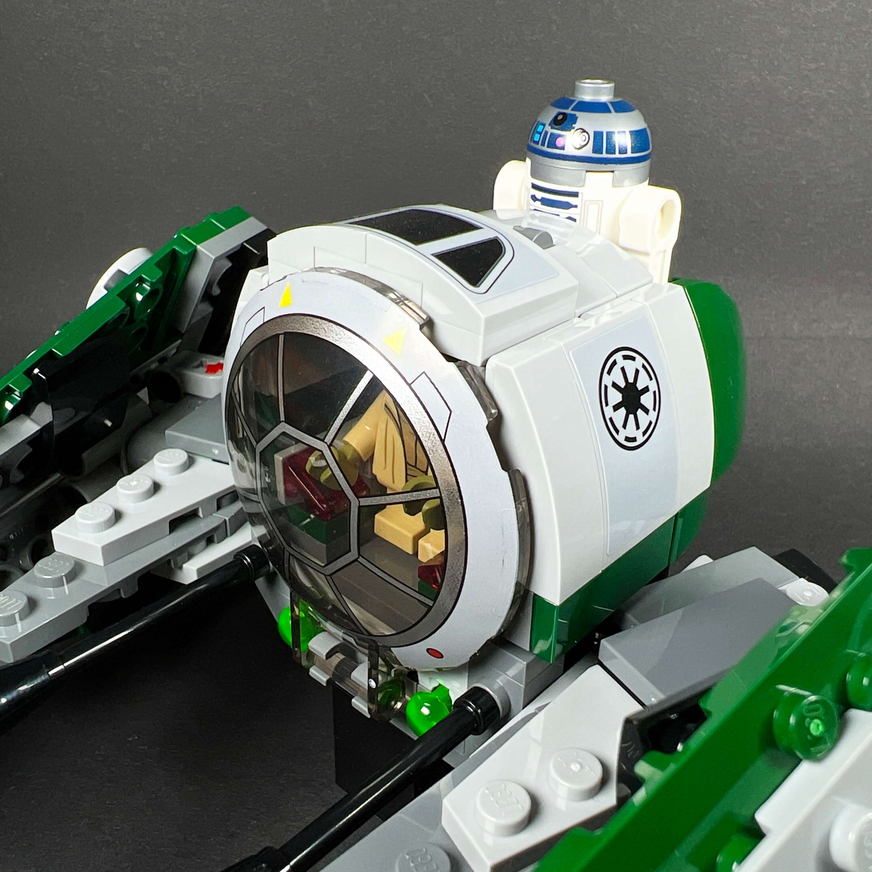LEGO 75360 Star Wars Le Chasseur Jedi de Yoda, Jouet de Constructio