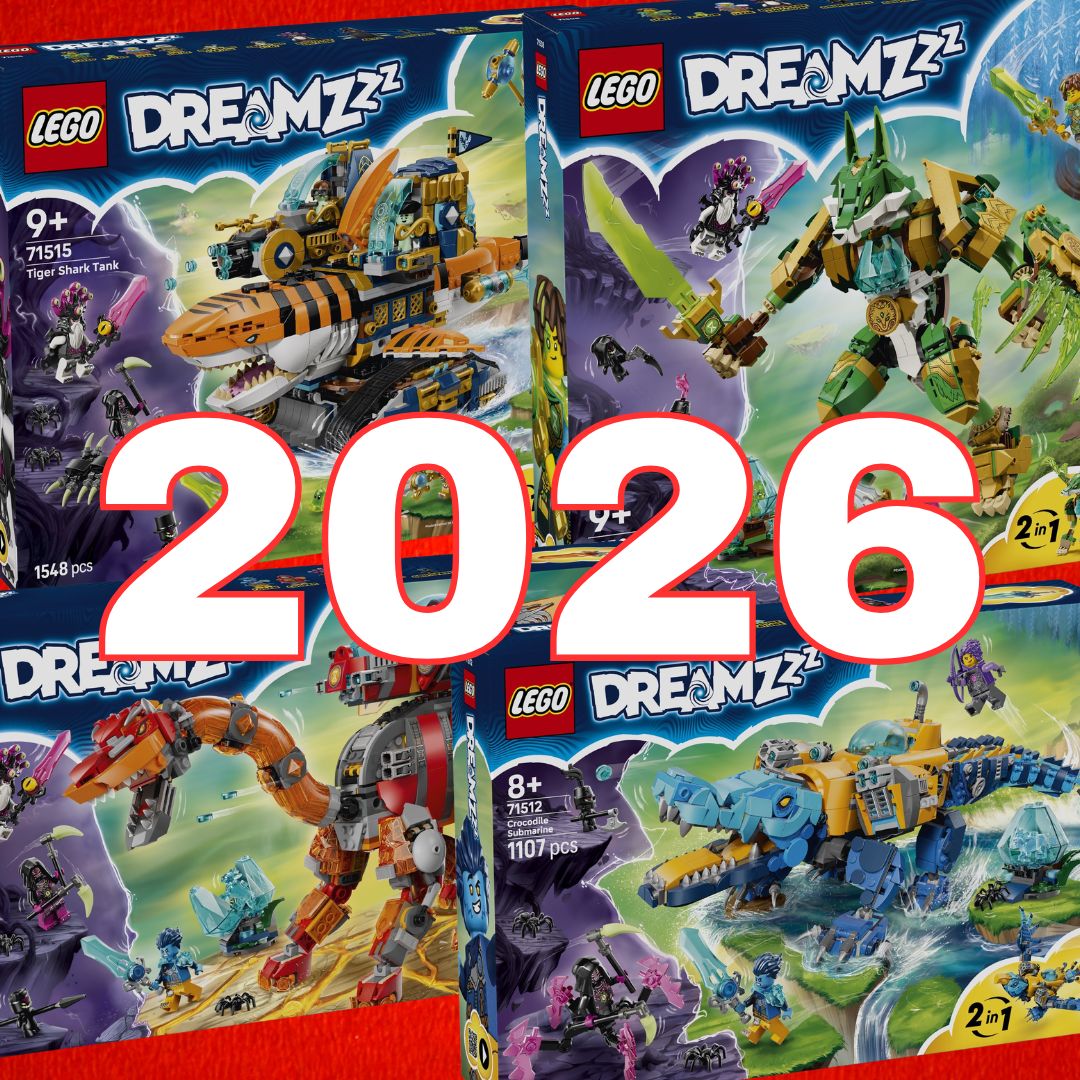 2026マスターグレードの夢　全セット LEGO Dreamzzz 2026 new sets: full list