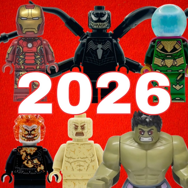 LEGO Marvel 2026 new minifigs: full list