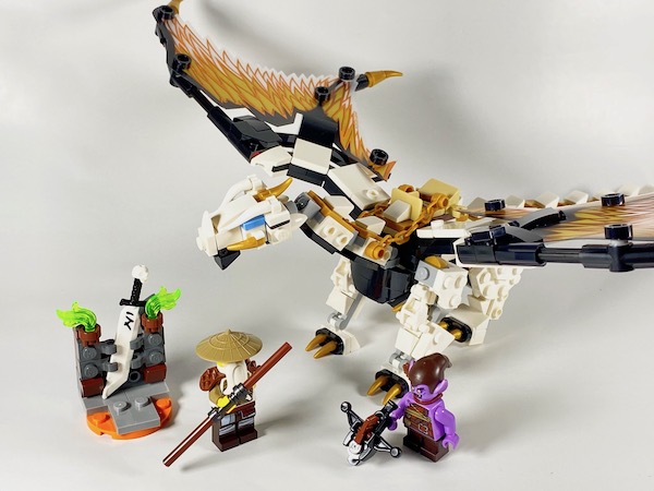 Le contenu du set 71718 Le dragon de Wu