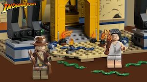 LEGO Indiana Jones with Open Shirt and Open Mouth Grin Minifigure