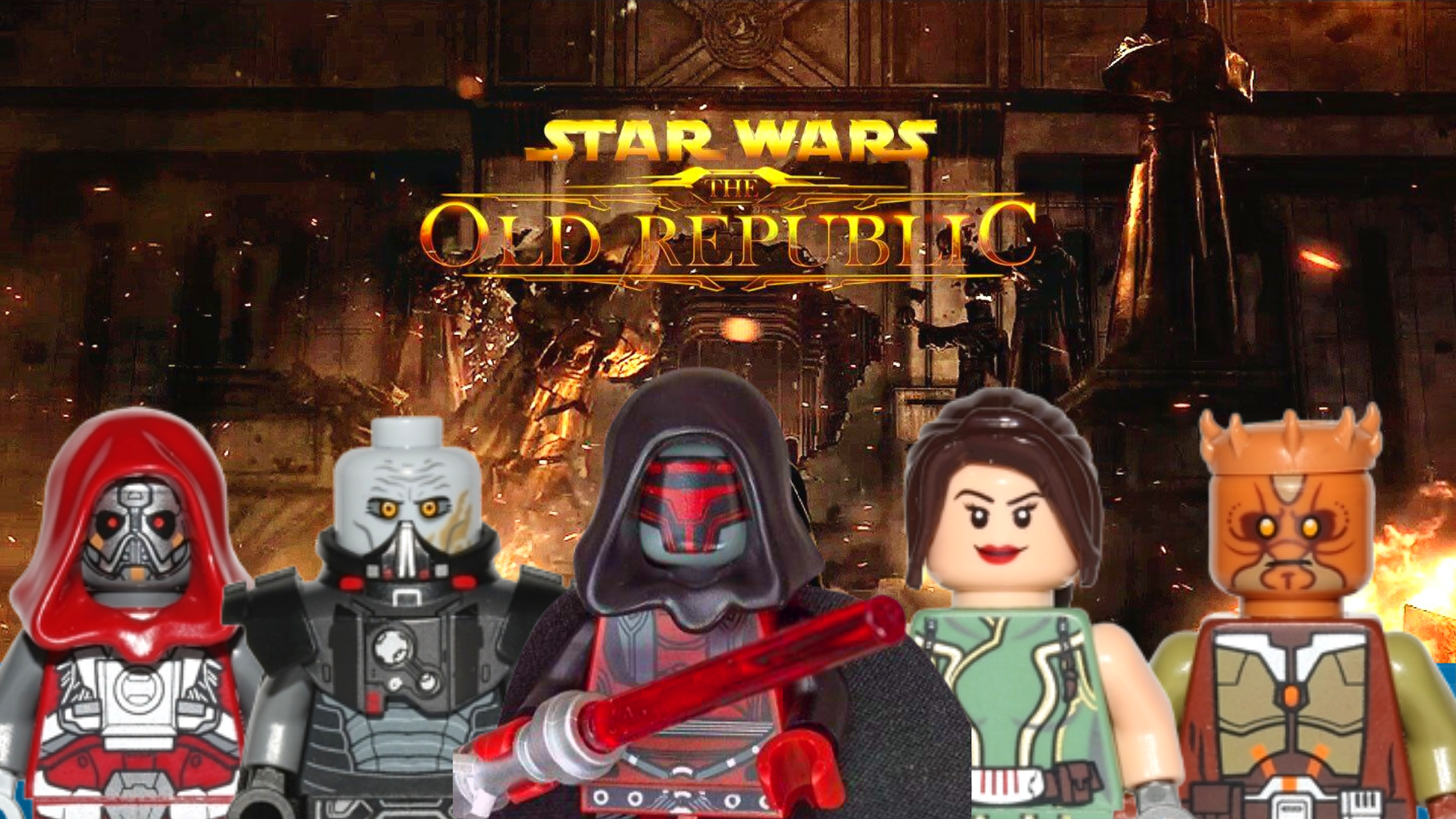 ☀️Lego Star Wars Red Hood City Castle Jedi Sith Warrior Boy Girl Minifigure NEW