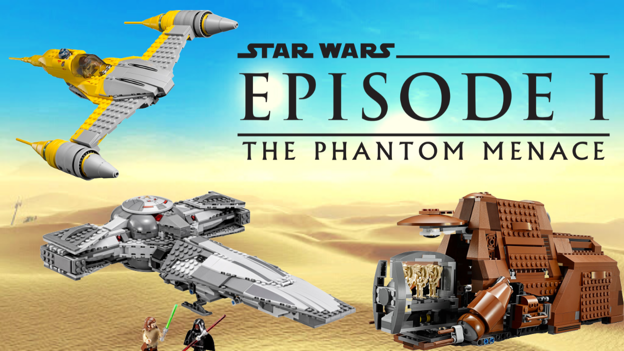 Lego Star Episode I The Phantom Menace sets