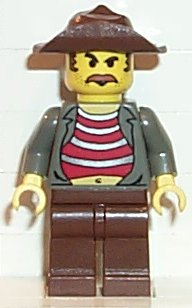 Minifig   adv020 Mr. Cunningham with Brown Hips
