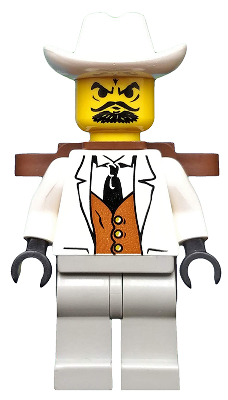 Minifig   adv043 Señor Palomar / Señor Gomez {Senor} - Brown Backpack