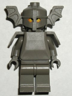 Minifig  Lego Adventurers adv045 Dragon Fortress Guardian - Bat Helmet, Armor