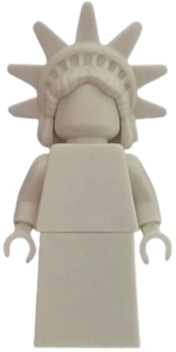 Minifig LEGO Architecture gen197 Lady Liberty (Monochrome)