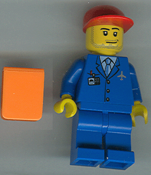 Airport staff air023 - Lego City minifigure for sale at best price