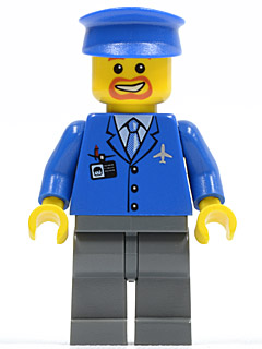 Airport staff air038 - Lego City minifigure for sale at best price