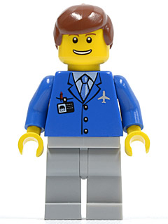 Airport staff air045 - Lego City minifigure for sale at best price
