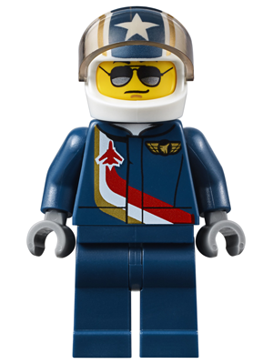 Pilot air051 - Lego City minifigure for sale at best price