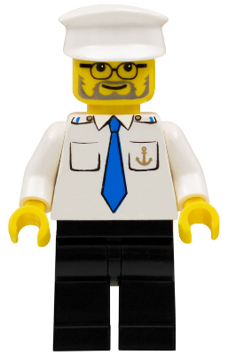 Capitaine de bateau boat009 - Figurine Lego City à vendre pqs cher