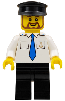 Capitaine de bateau boat012 - Figurine Lego City à vendre pqs cher