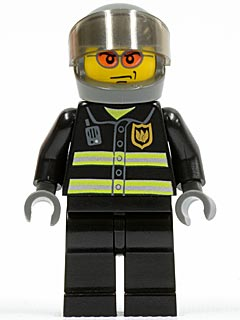 Firefighter cty0003 - Lego City minifigure for sale at best price