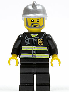 Firefighter cty0004 - Lego City minifigure for sale at best price