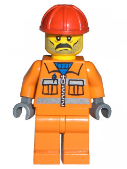 Ouvrier cty0010 - Figurine Lego City à vendre pqs cher