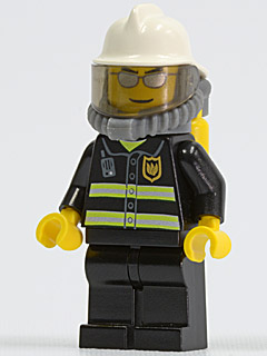 Pompier cty0018 - Figurine Lego City à vendre pqs cher