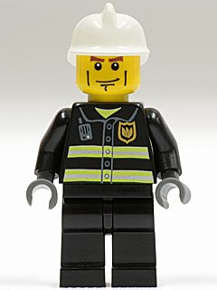 Pompier cty0020 - Figurine Lego City à vendre pqs cher