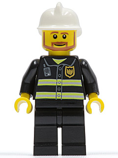 Firefighter cty0022 - Lego City minifigure for sale at best price