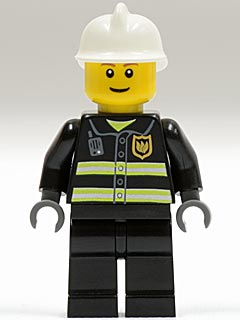 Firefighter cty0023 - Lego City minifigure for sale at best price