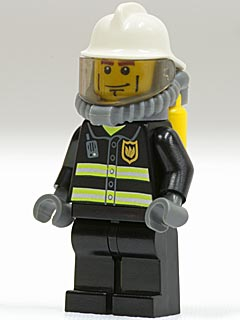 Firefighter cty0024 - Lego City minifigure for sale at best price