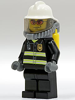 Firefighter cty0026 - Lego City minifigure for sale at best price