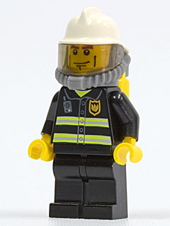 Firefighter cty0030 - Lego City minifigure for sale at best price