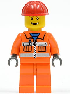 Ouvrier cty0034 - Figurine Lego City à vendre pqs cher