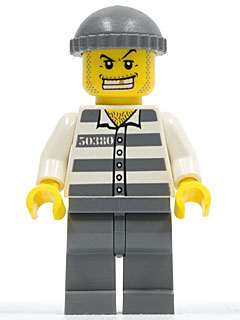 Prisonnier cty0040 - Figurine Lego City à vendre pqs cher
