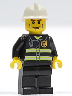 Firefighter cty0043 - Lego City minifigure for sale at best price