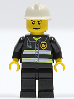 Firefighter cty0044 - Lego City minifigure for sale at best price