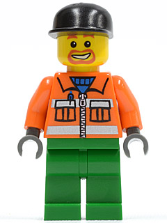 Engineer cty0046 - Lego City minifigure for sale at best price