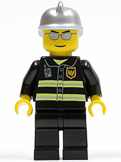 Firefighter cty0047 - Lego City minifigure for sale at best price