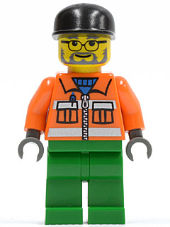 Engineer cty0049 - Lego City minifigure for sale at best price