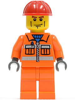 Ouvrier cty0052 - Figurine Lego City à vendre pqs cher