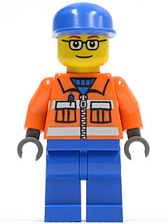Membre d'équipage au sol cty0053 - Figurine Lego City à vendre pqs cher