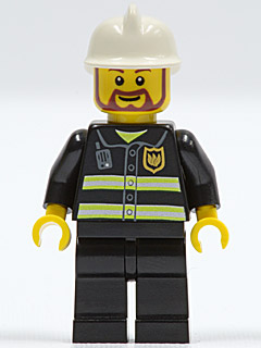 Firefighter cty0055 - Lego City minifigure for sale at best price