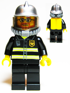 Firefighter cty0057 - Lego City minifigure for sale at best price