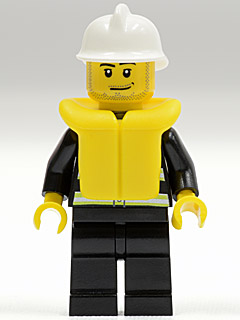 Firefighter cty0086 - Lego City minifigure for sale at best price