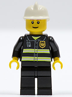 Firefighter cty0090 - Lego City minifigure for sale at best price