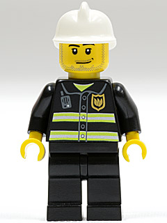 Firefighter cty0093 - Lego City minifigure for sale at best price