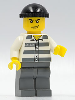 Prisonnier cty0100 - Figurine Lego City à vendre pqs cher