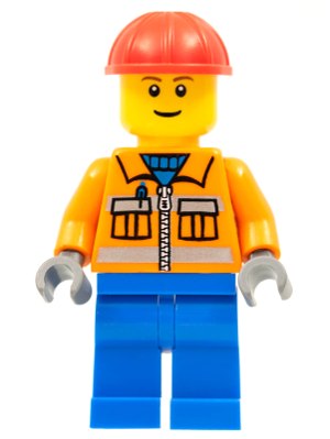 Ouvrier cty0105 - Figurine Lego City à vendre pqs cher