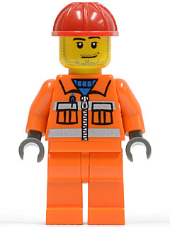Ouvrier cty0113 - Figurine Lego City à vendre pqs cher
