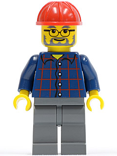 Ouvrier cty0126 - Figurine Lego City à vendre pqs cher
