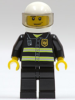 Pompier cty0166 - Figurine Lego City à vendre pqs cher