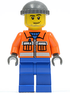 Ouvrier cty0168 - Figurine Lego City à vendre pqs cher