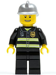 Firefighter cty0173 - Lego City minifigure for sale at best price