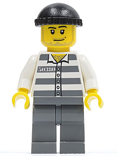 Prisonnier cty0200 - Figurine Lego City à vendre pqs cher